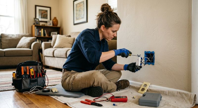 Electrical Outlet Relocation in Heber City, UT