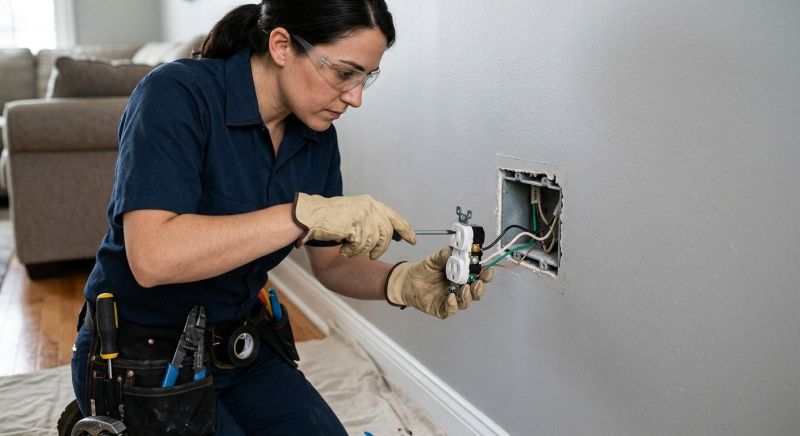 Electrical Socket Wiring in Heber City, UT