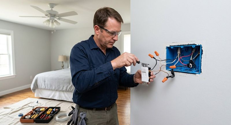 Fan Wall Switch Installation in Heber City, UT