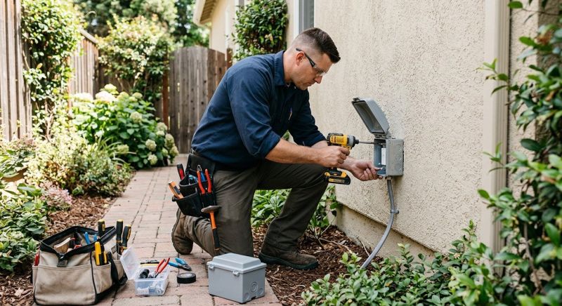 Outdoor Plug Installation in Heber City, UT